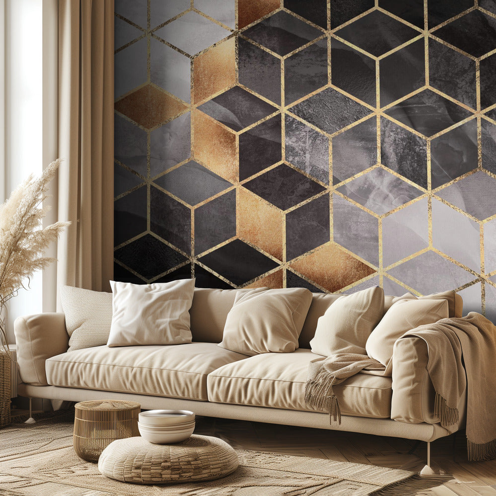 Kostki dymne | Fototapeta