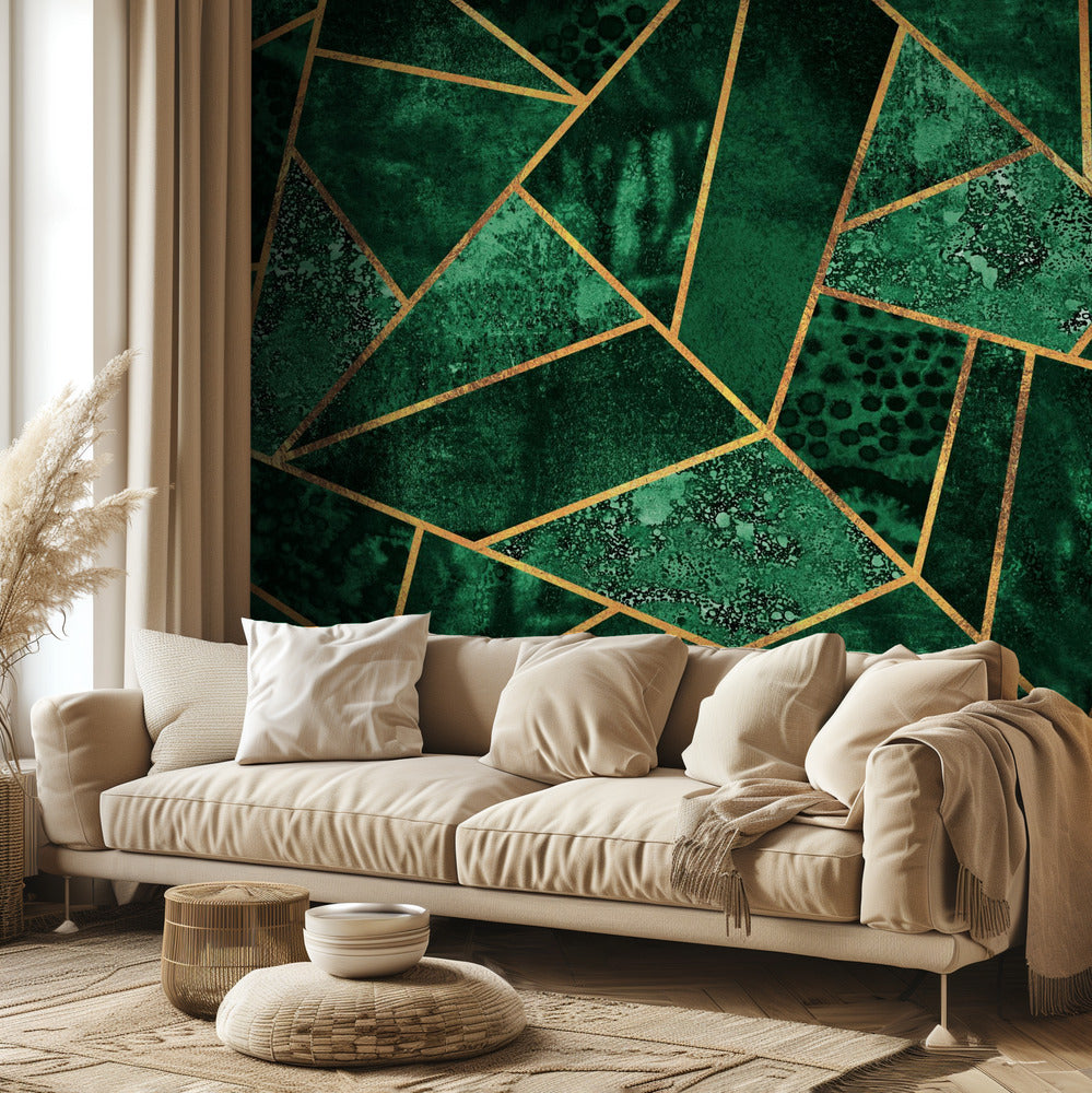 Głęboki szmaragd | Fototapeta