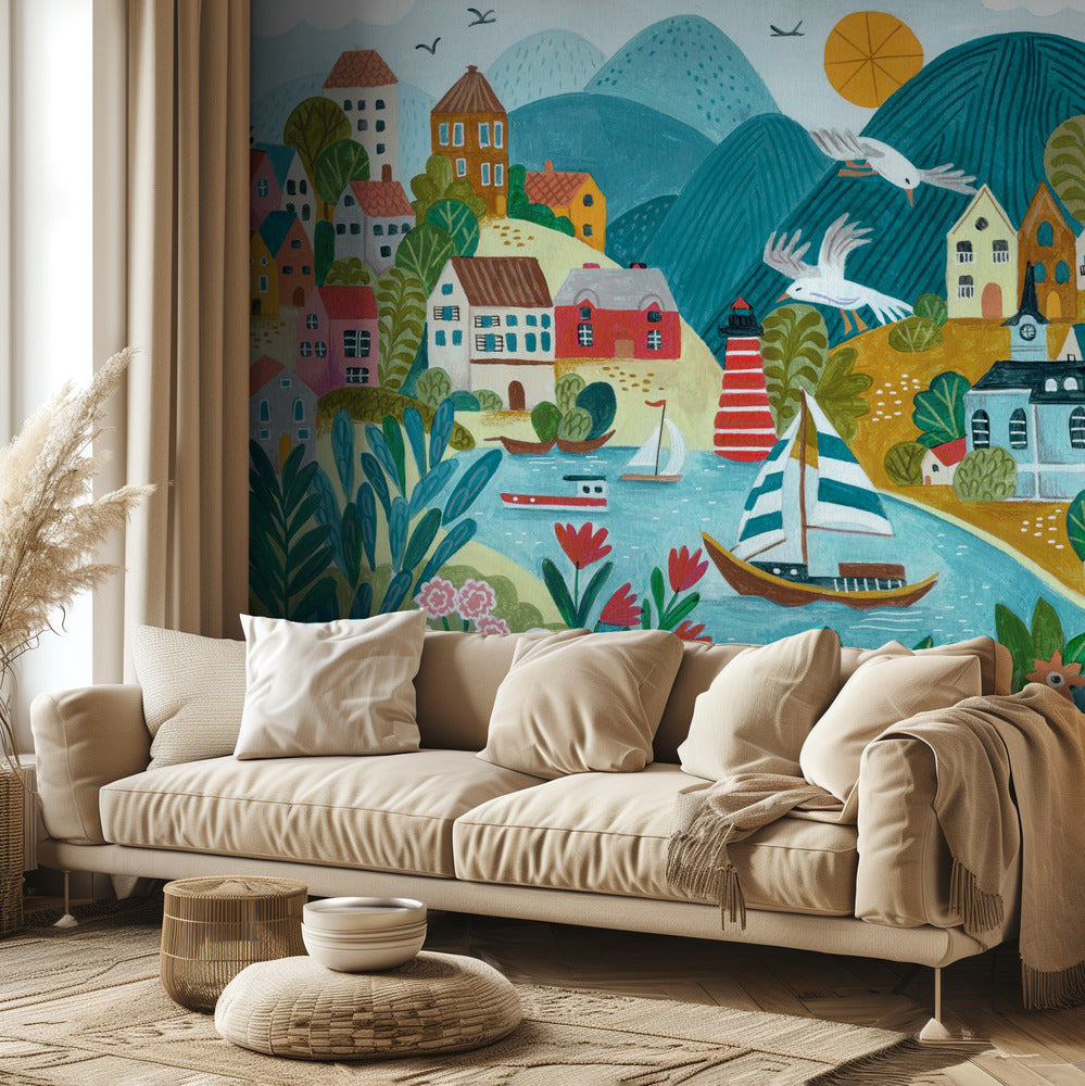 Küstendorf | Fototapeten