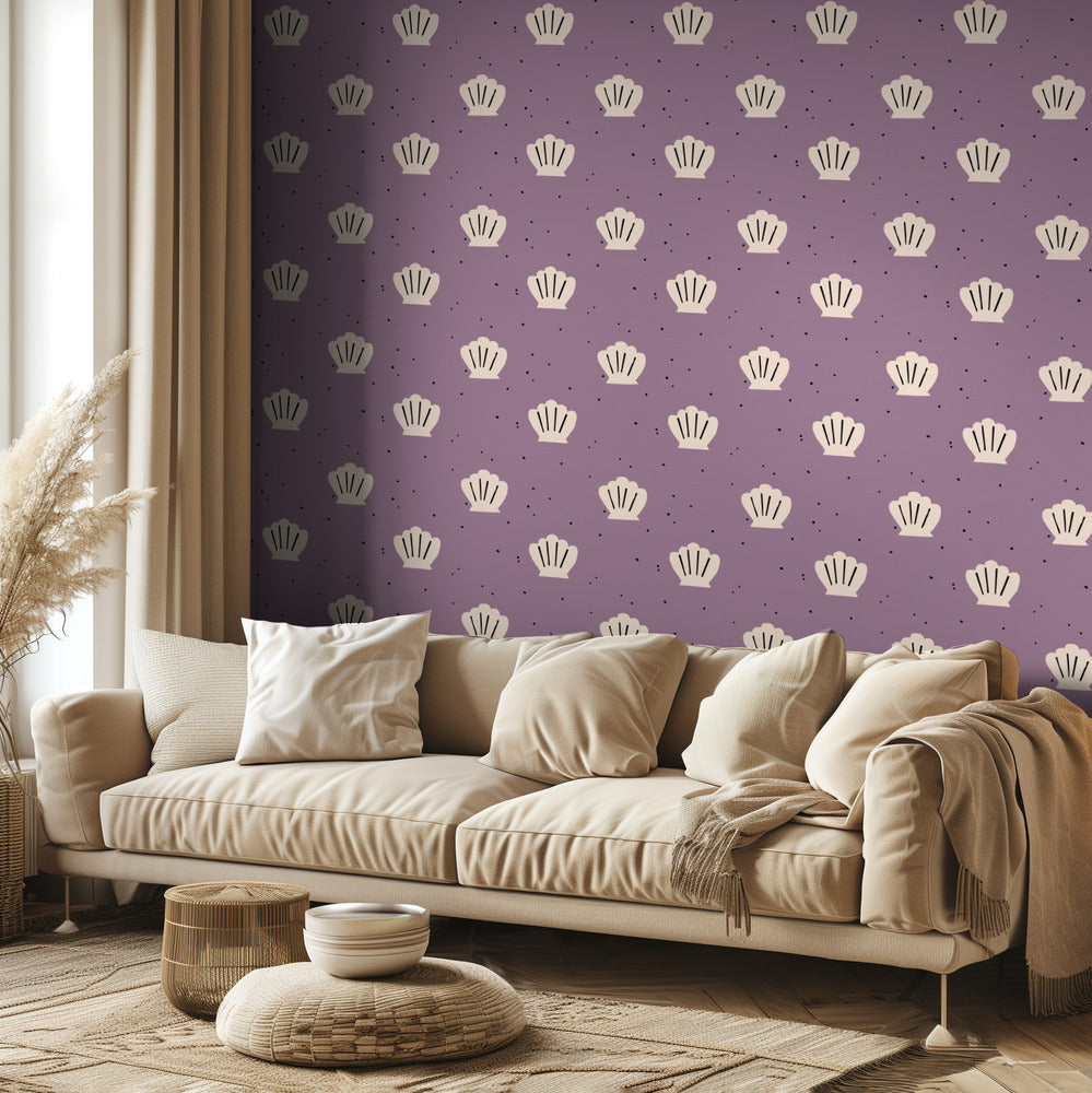 Conchas (diseño de patrón) | Papel Pintado Fotográfico
