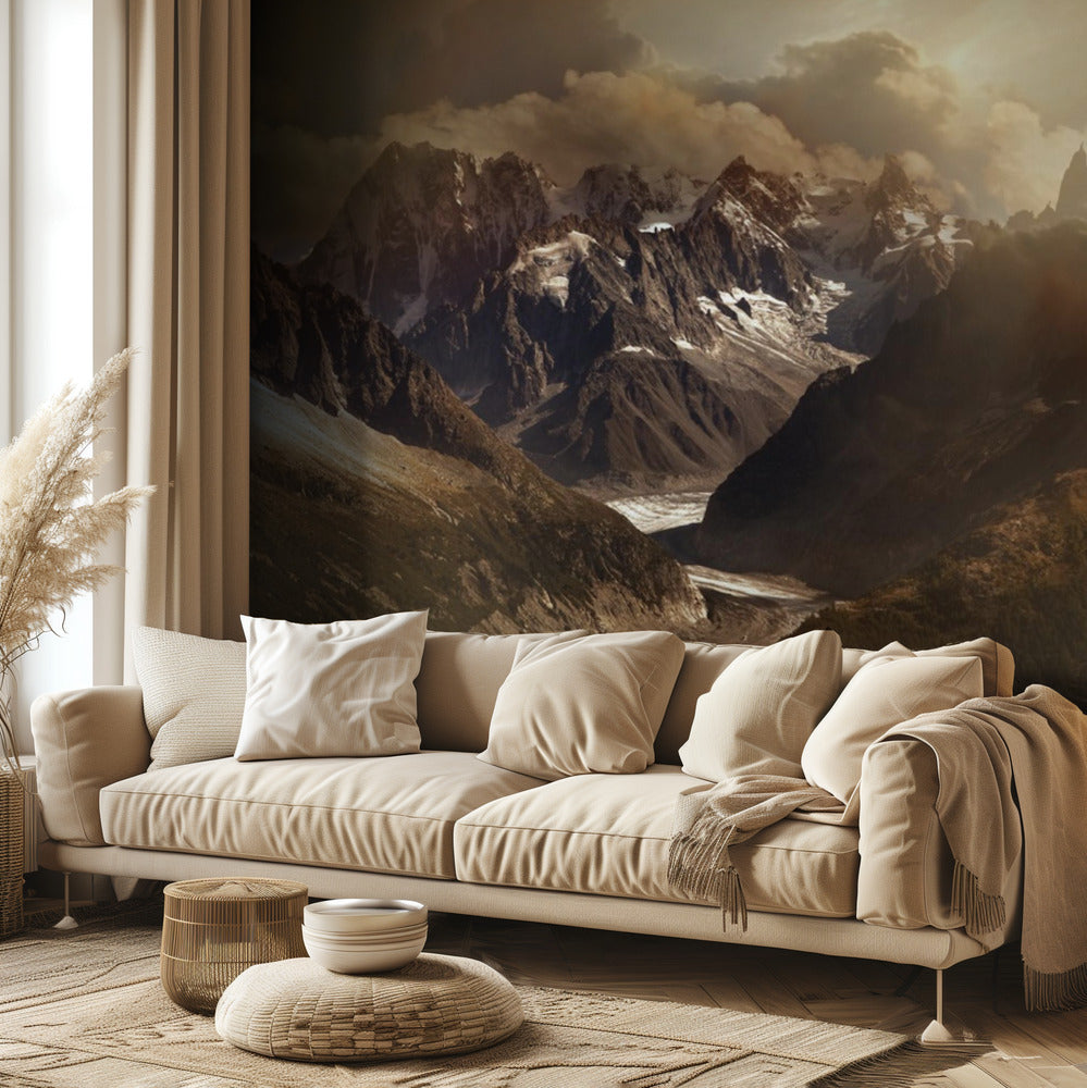 Macizo del Mont Blanc | Papel Pintado Fotográfico