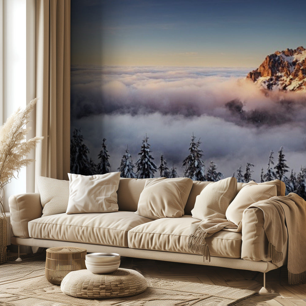 Kultainen huippu | Valokuvatapetit