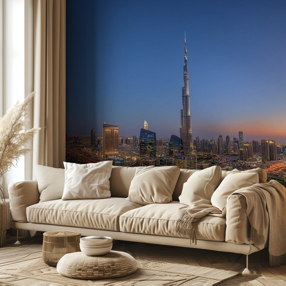 El increíble Burj Khalifa | Papel Pintado Fotográfico