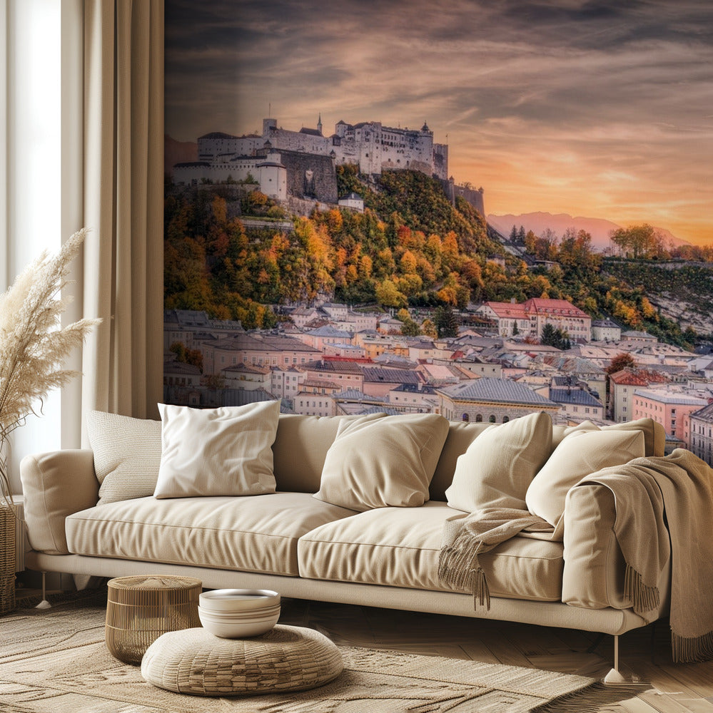 Salzburg w barwach jesieni | Fototapeta