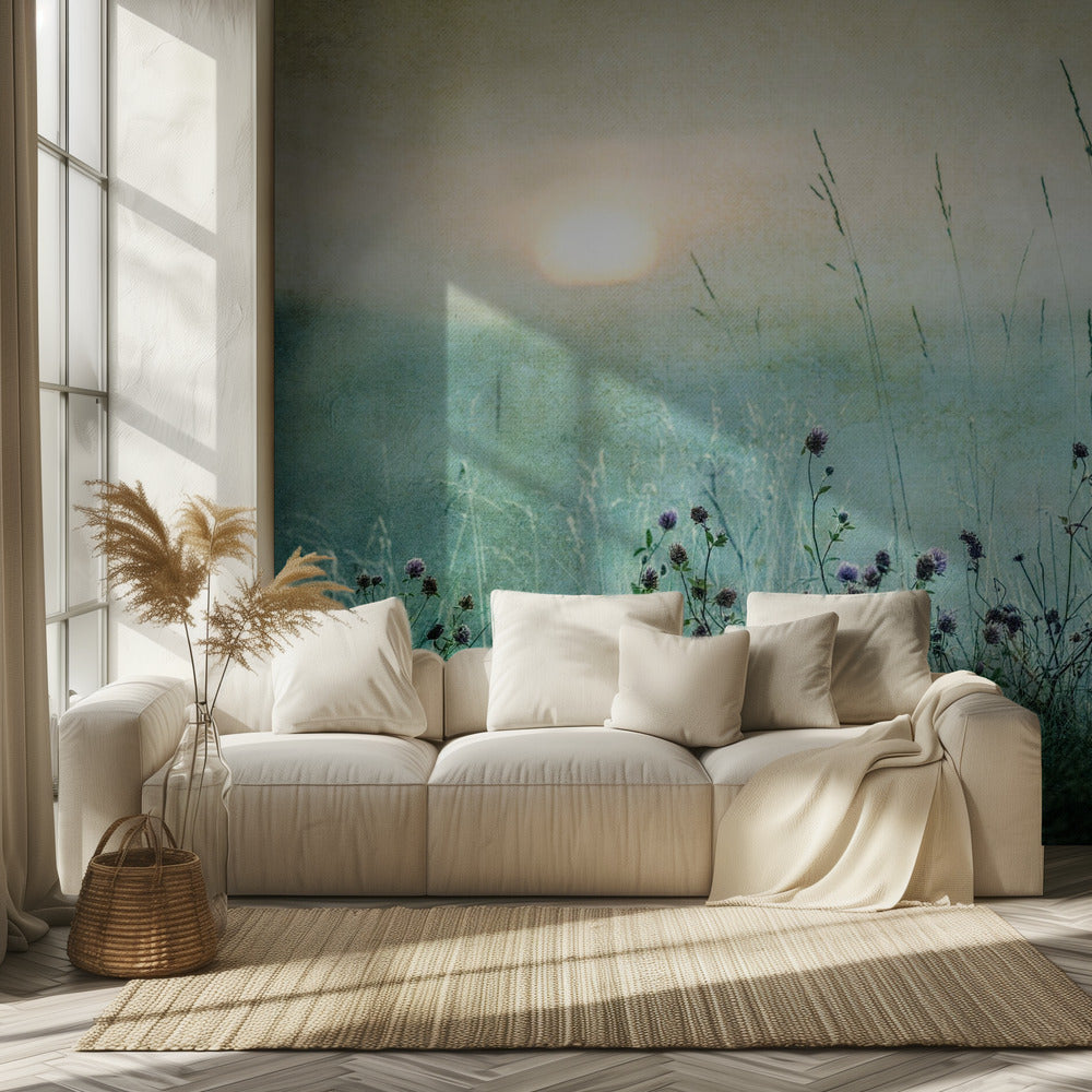 Wschód słońca jesienią | Fototapeta