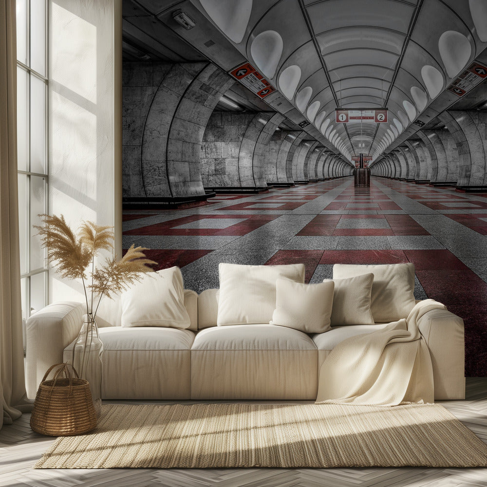 Metro de Praga | Papel Pintado Fotográfico