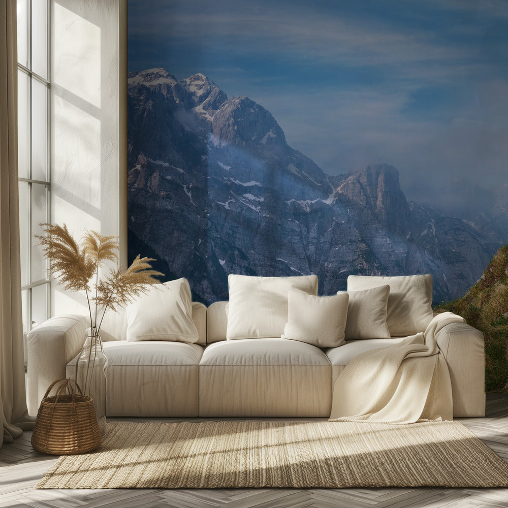 Alpine Ibex in the mountains | Wallpaper