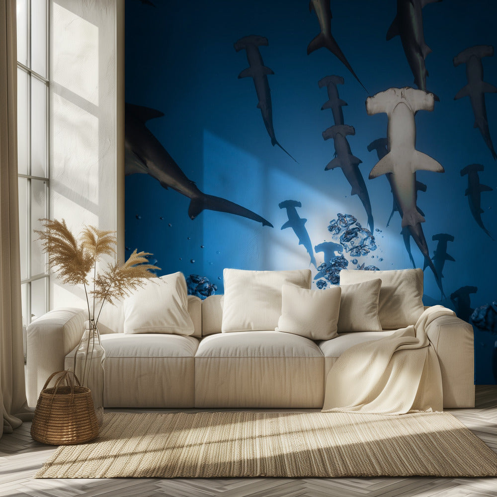 Tiburón martillo | Papel Pintado Fotográfico