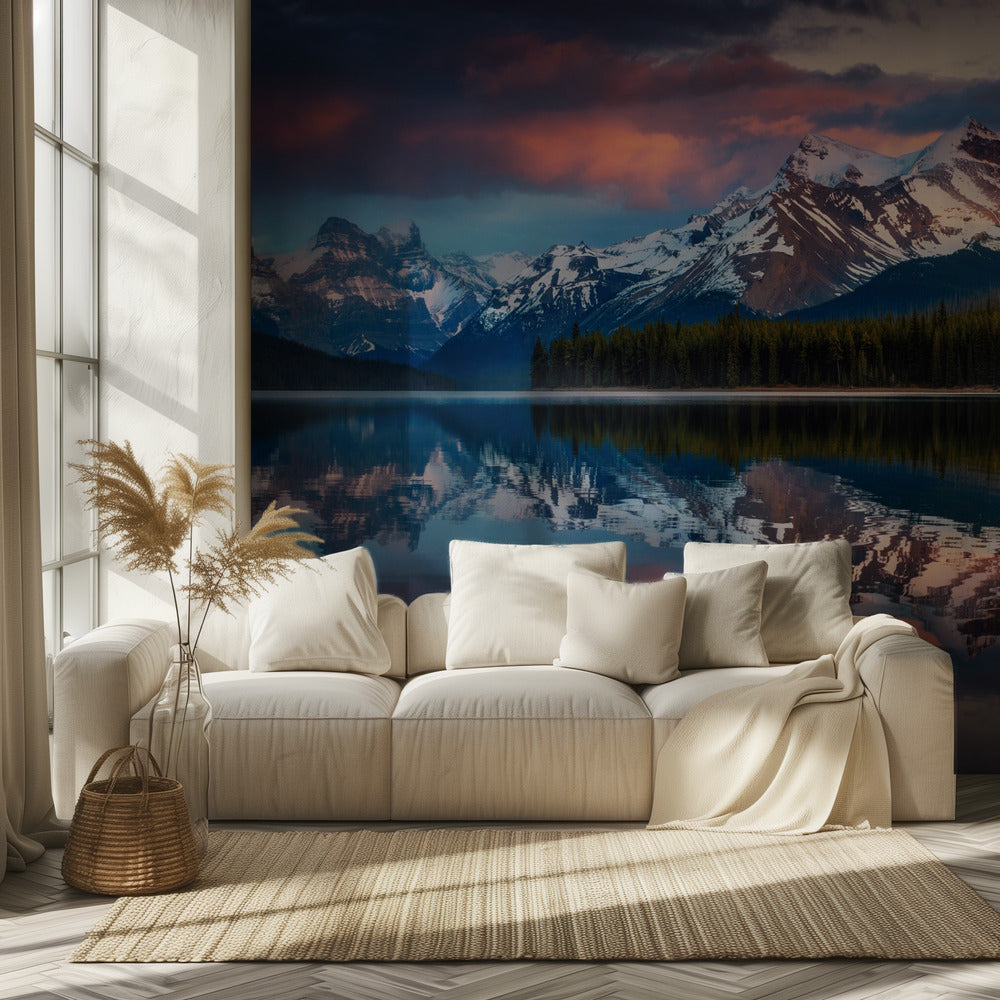 Maligne-väri. | Valokuvatapetit