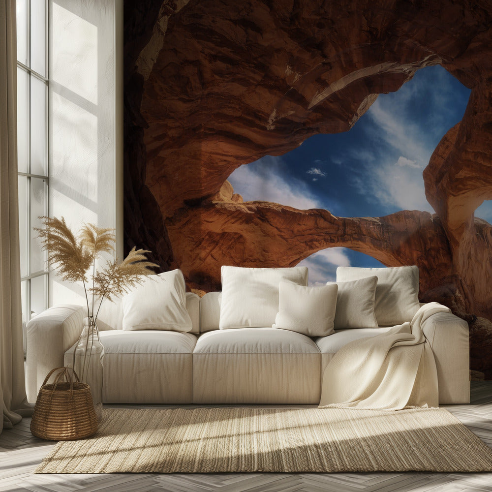 Kaksinkertainen kaari. Valokuvatapetit