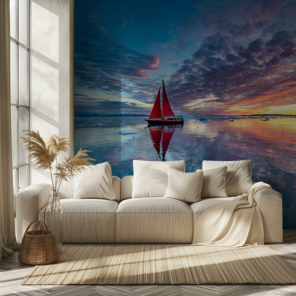 Grönlannin tulitaivas | Valokuvatapetit