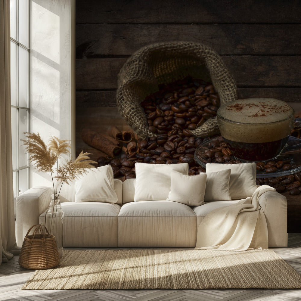 La hora del café | Papel Pintado Fotográfico