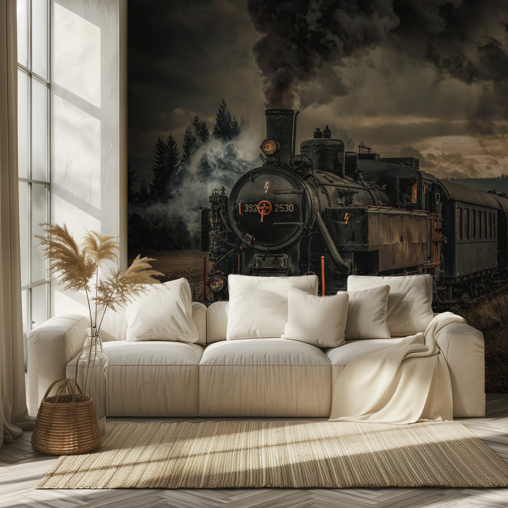 Tren buscador de oro | Papel Pintado Fotográfico