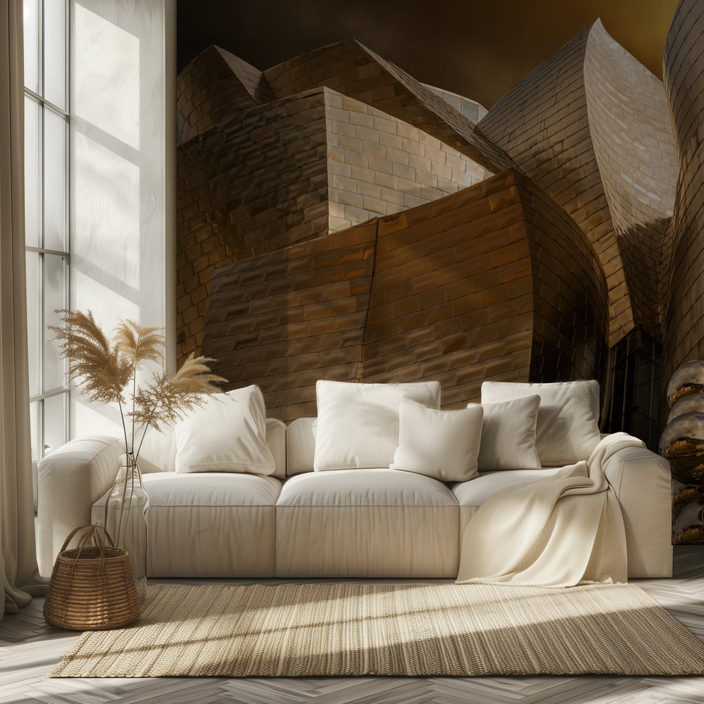 Refleksje nad sferami (Seria Guggenheim Bilbao) | Fototapeta