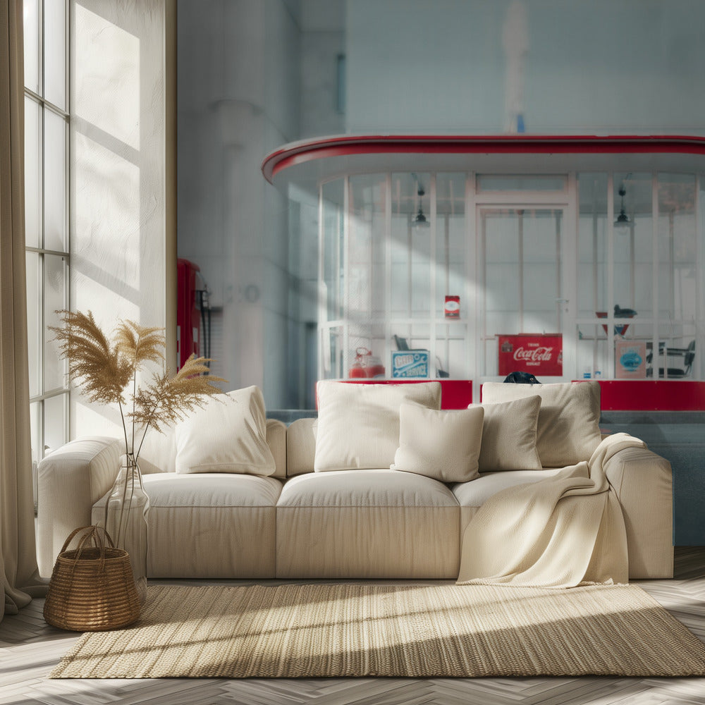 Huoltoaseman hoitaja | Valokuvatapetit