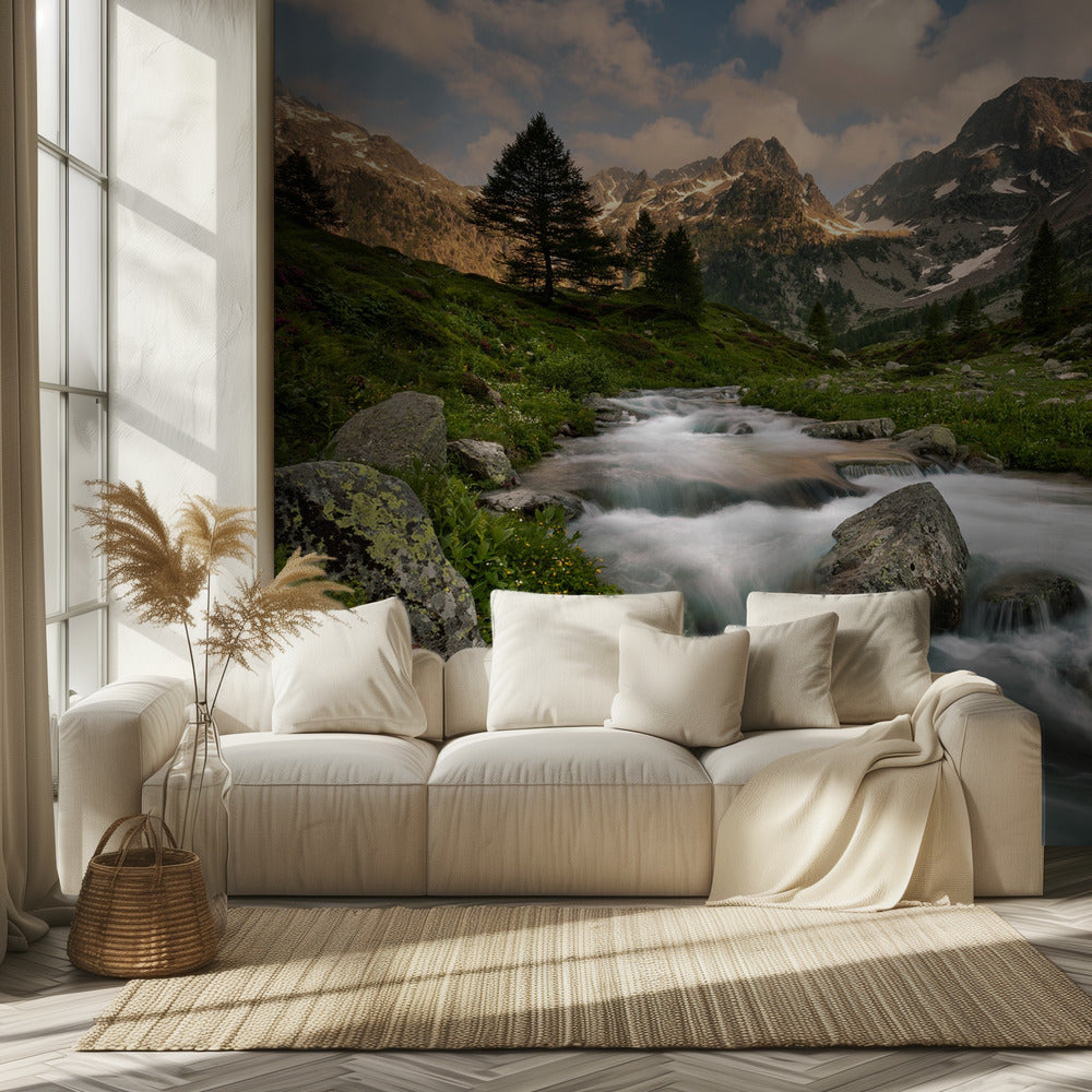 Merellinen Alppien puisto | Valokuvatapetit