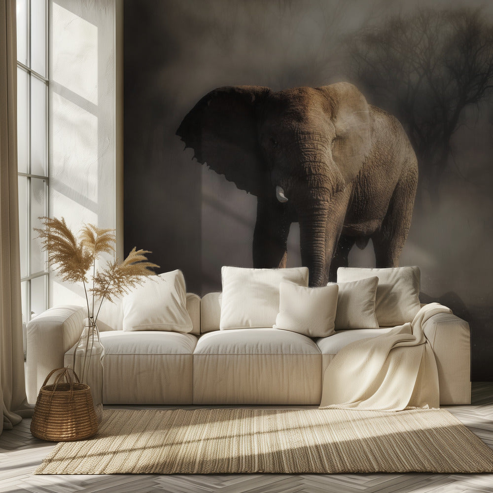 “....elephant drinking water...’ | Wallpaper