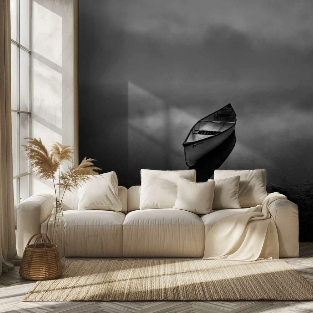 ¡Un barco solitario! | Papel Pintado Fotográfico