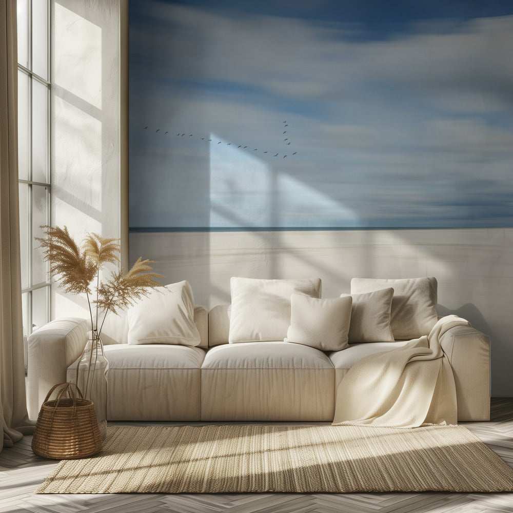 linnut meren rannalla | Valokuvatapetit