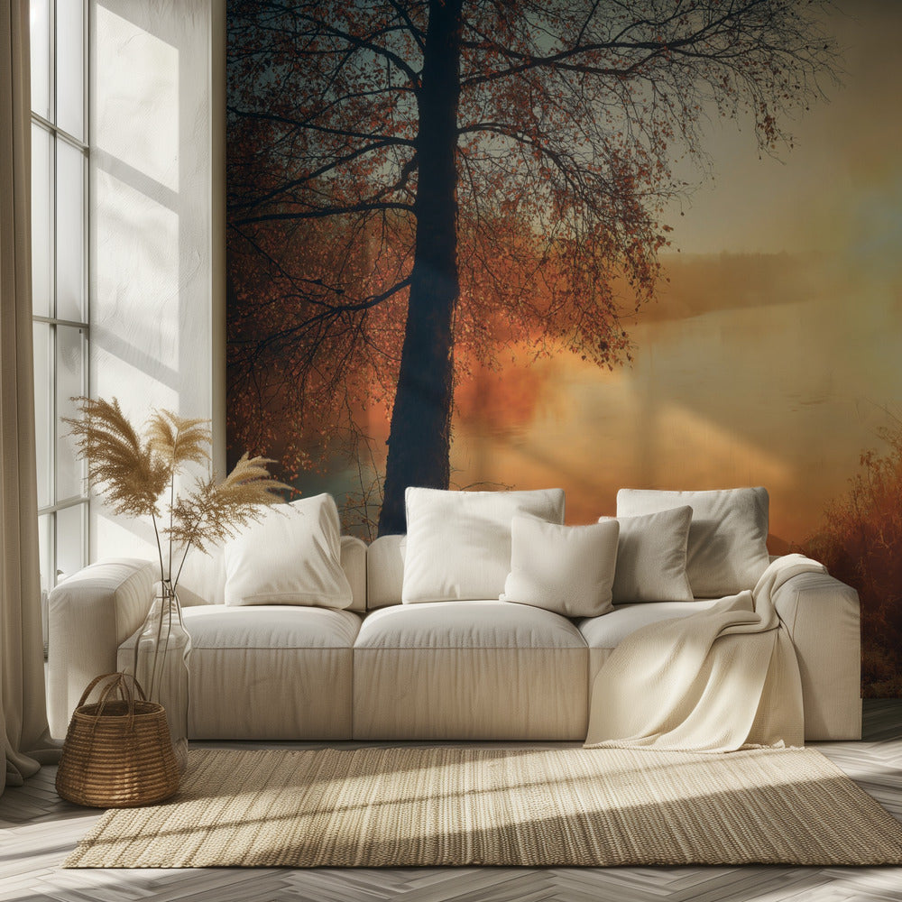 L'oro dell'autunno | Carta da Parati Fotografica