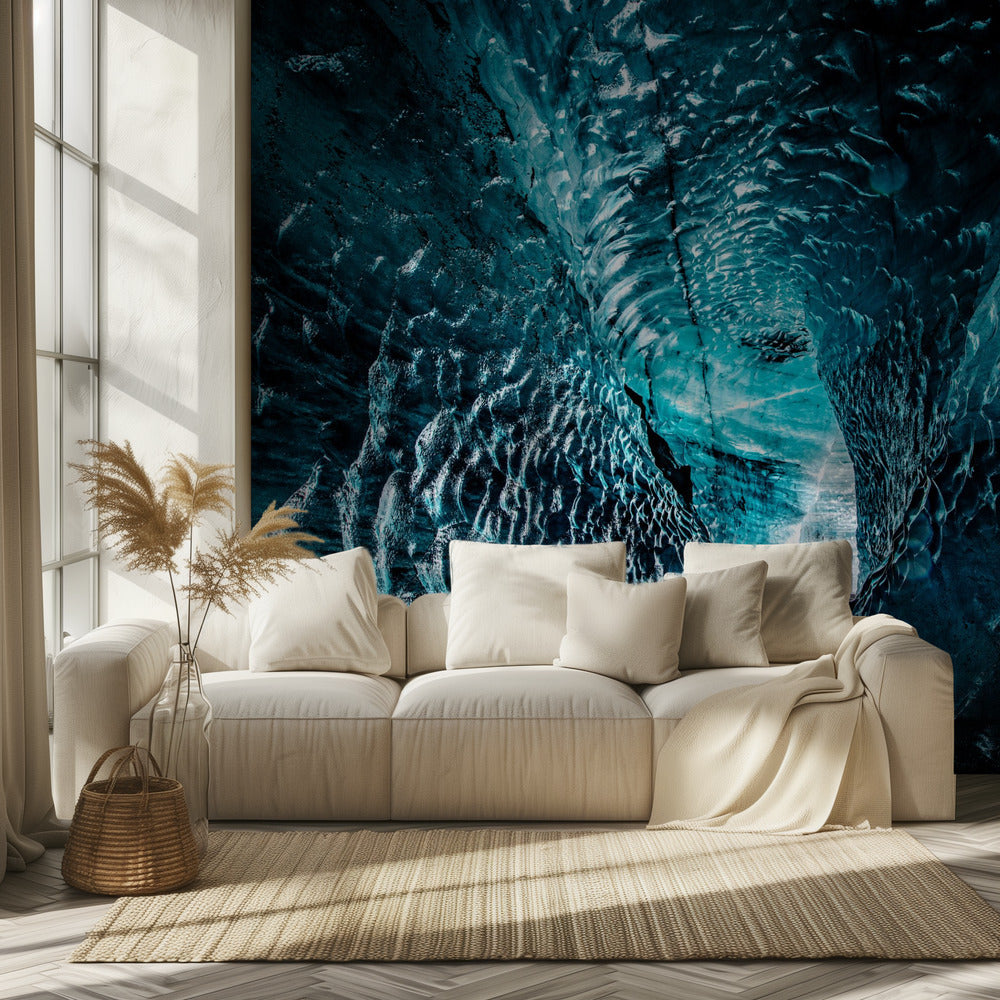 Jättimäinen jääluola | Valokuvatapetit