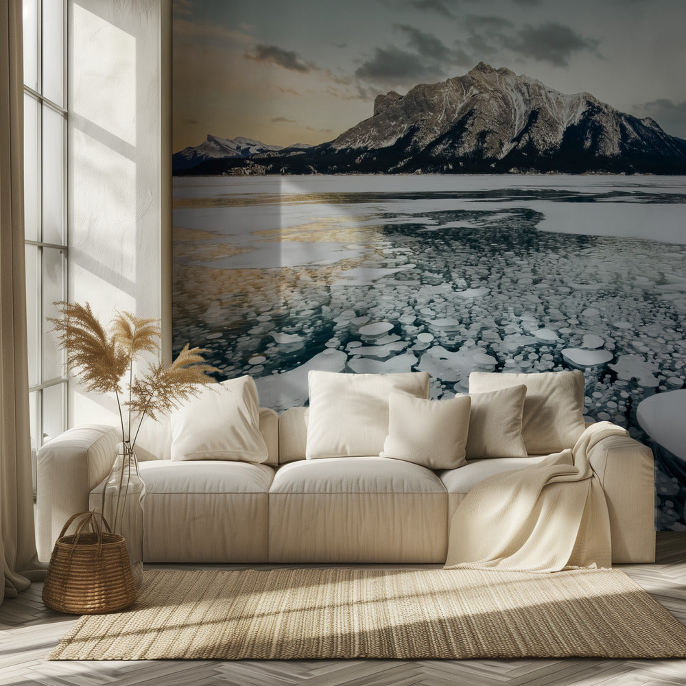 Bubble Laken auringonlasku | Valokuvatapetit