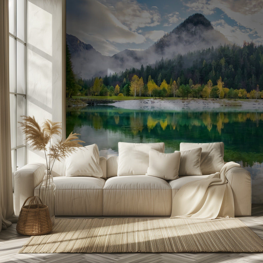 Jasna-järvi sadekuurokuuron jälkeen | Valokuvatapetit