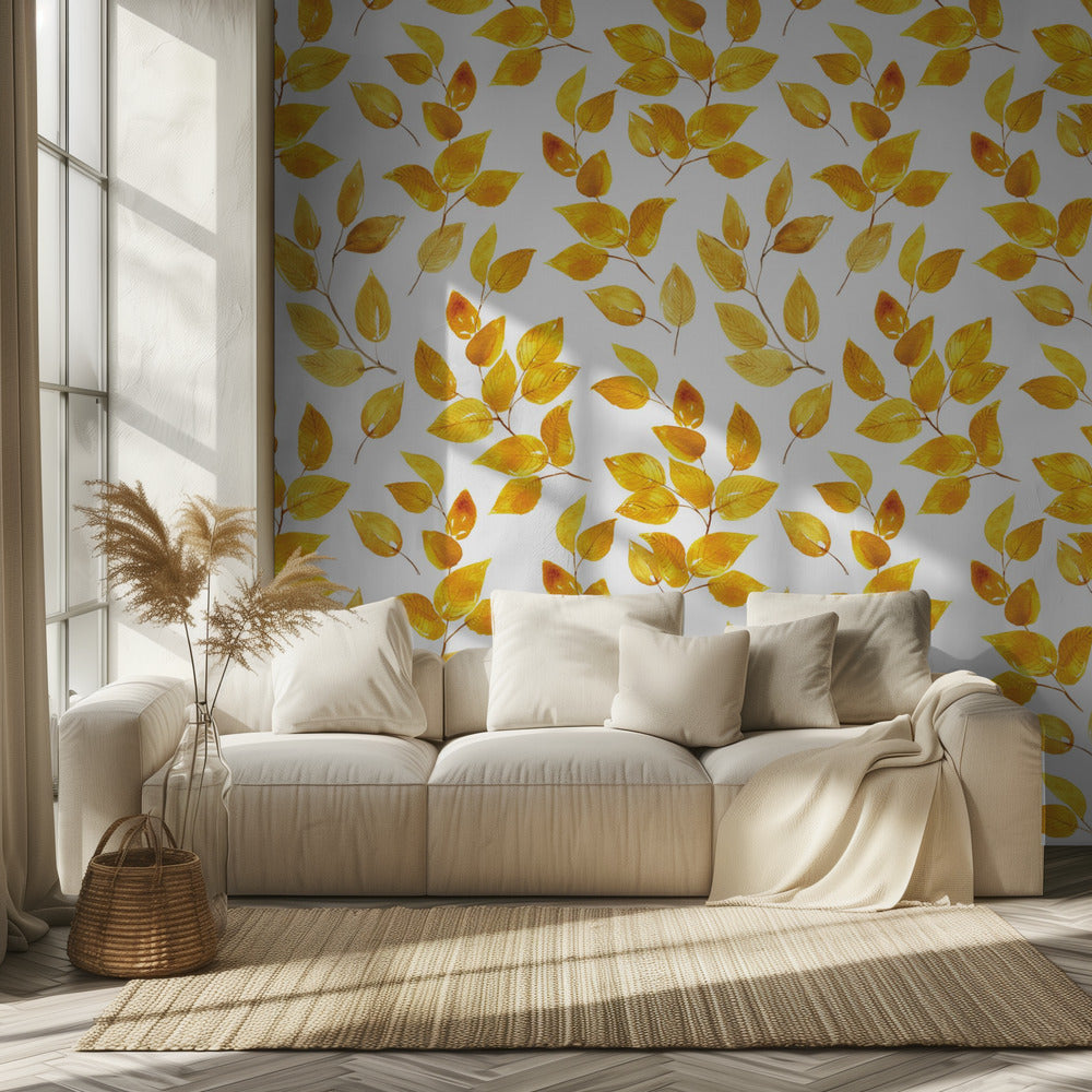 Kurviga löv | Fototapet