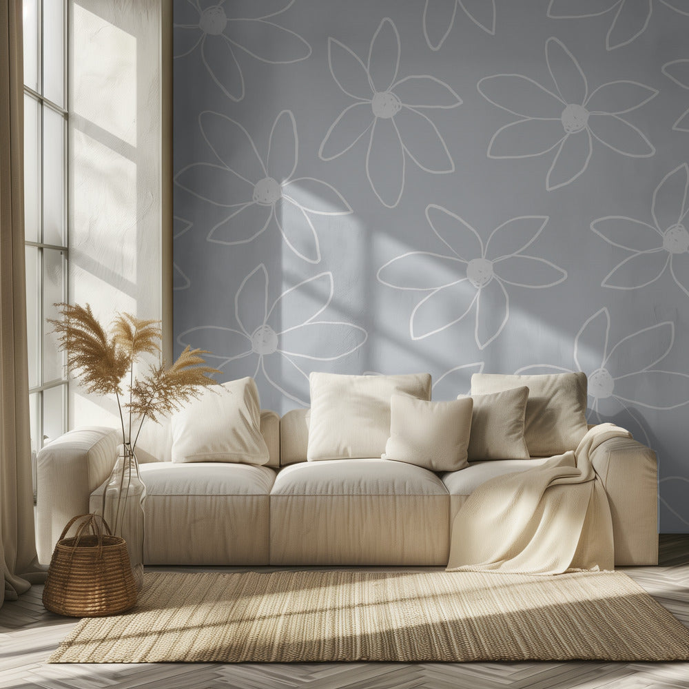 Airy Flowers No 1 | Wallpaper