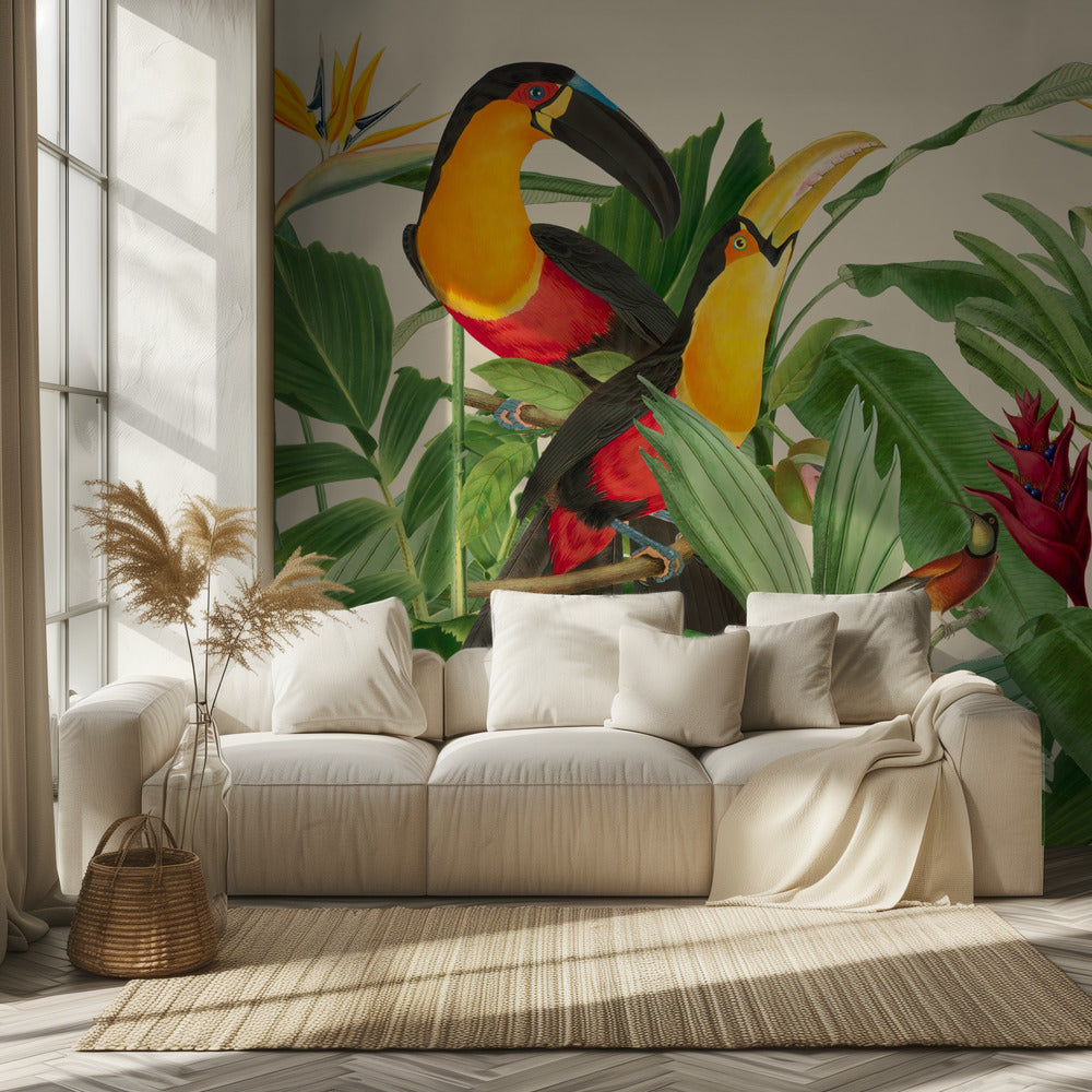 Rain Forest Bird Garden | Wallpaper