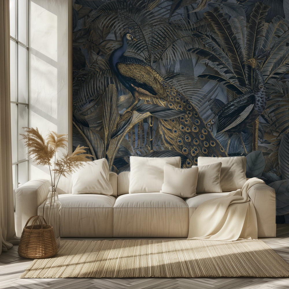 Giardino degli uccelli della giungla n. 3 | Carta da Parati Fotografica