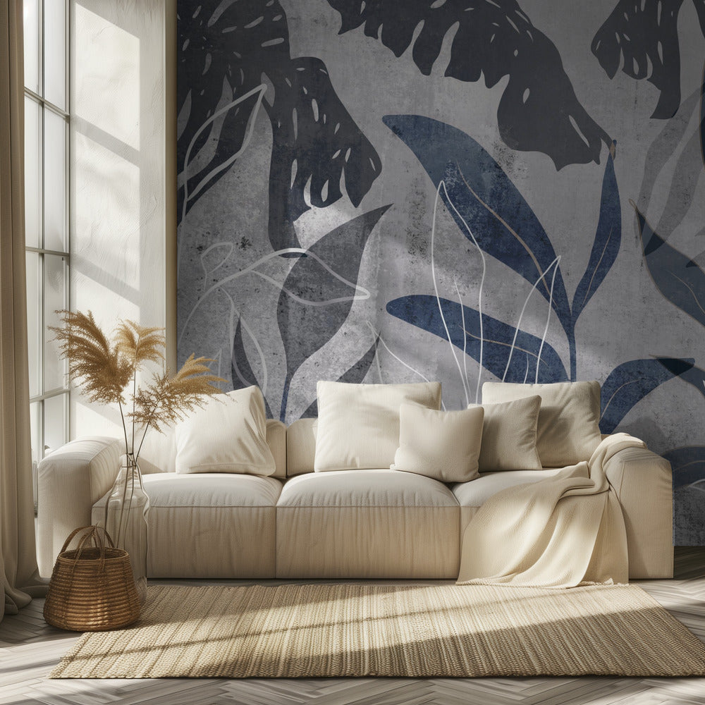 Modern Botanical No1 | Wallpaper