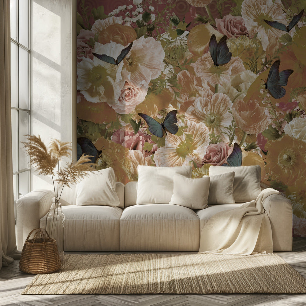 Summer Breeze Sepia | Wallpaper