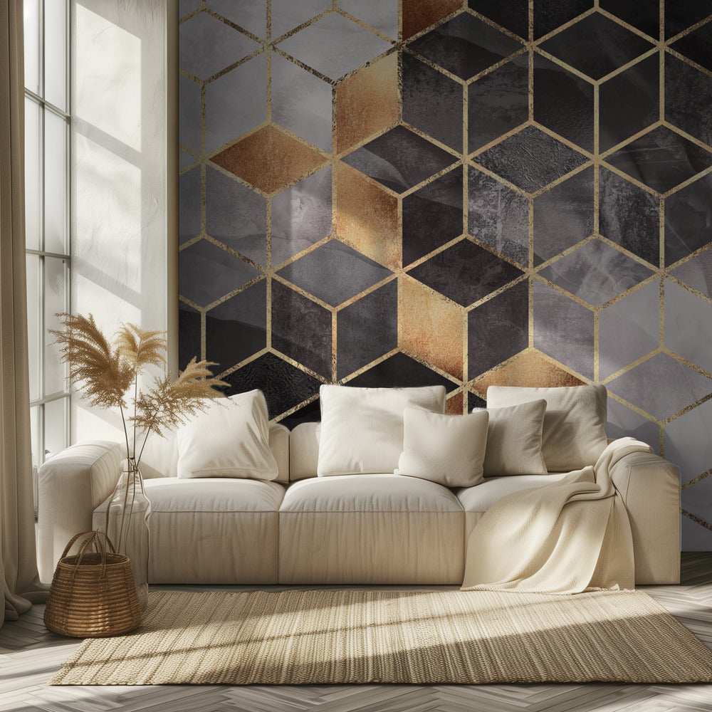 Kostki dymne | Fototapeta