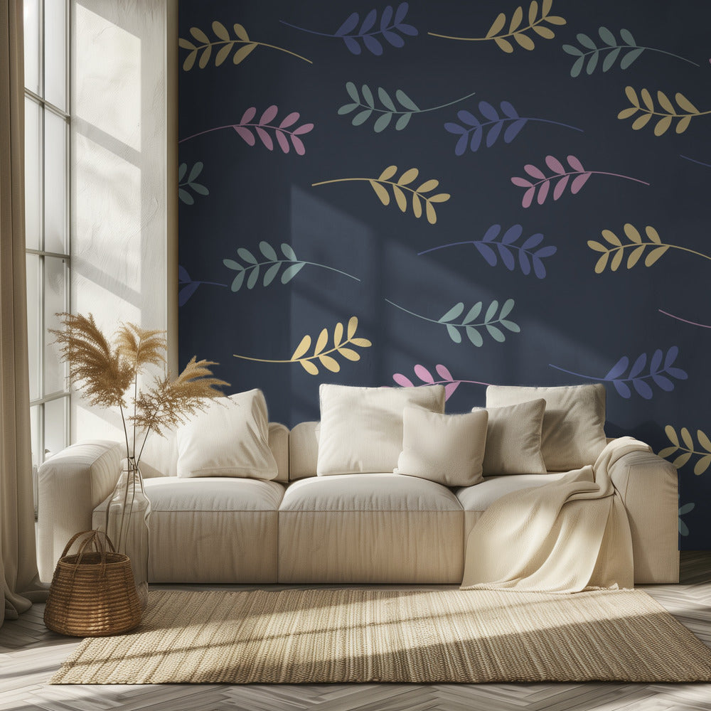 Scandi japandi flowers 3 | Wallpaper