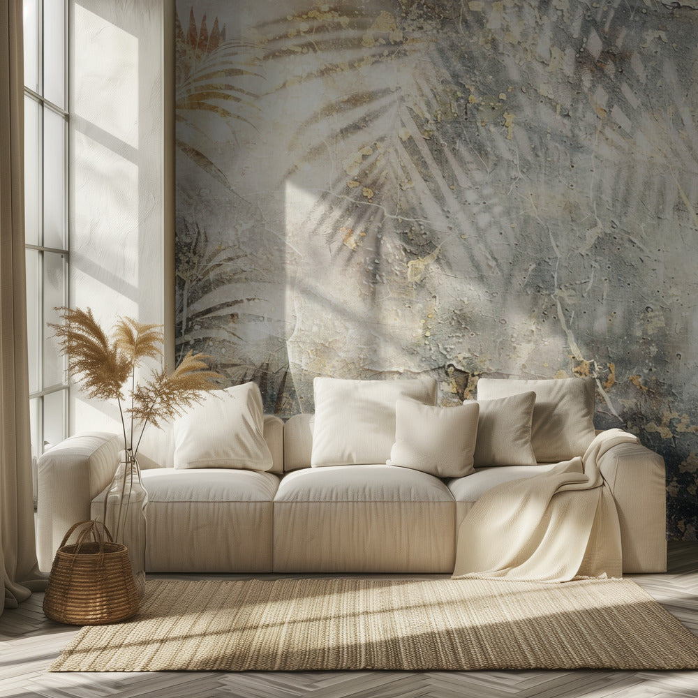 Blätter Blumenkunst Illustration 01 | Fototapeten