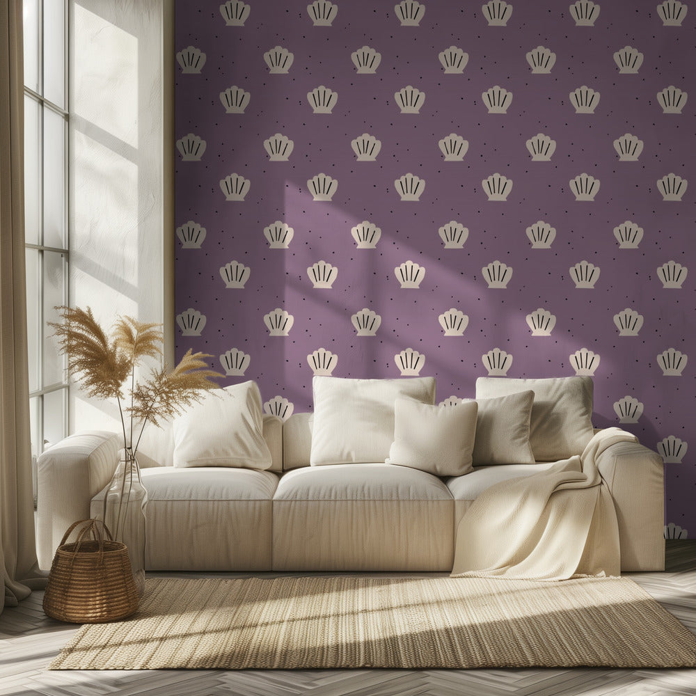 Conchas (diseño de patrón) | Papel Pintado Fotográfico