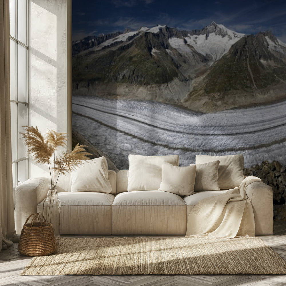Aletschgletscher | Papel Pintado Fotográfico