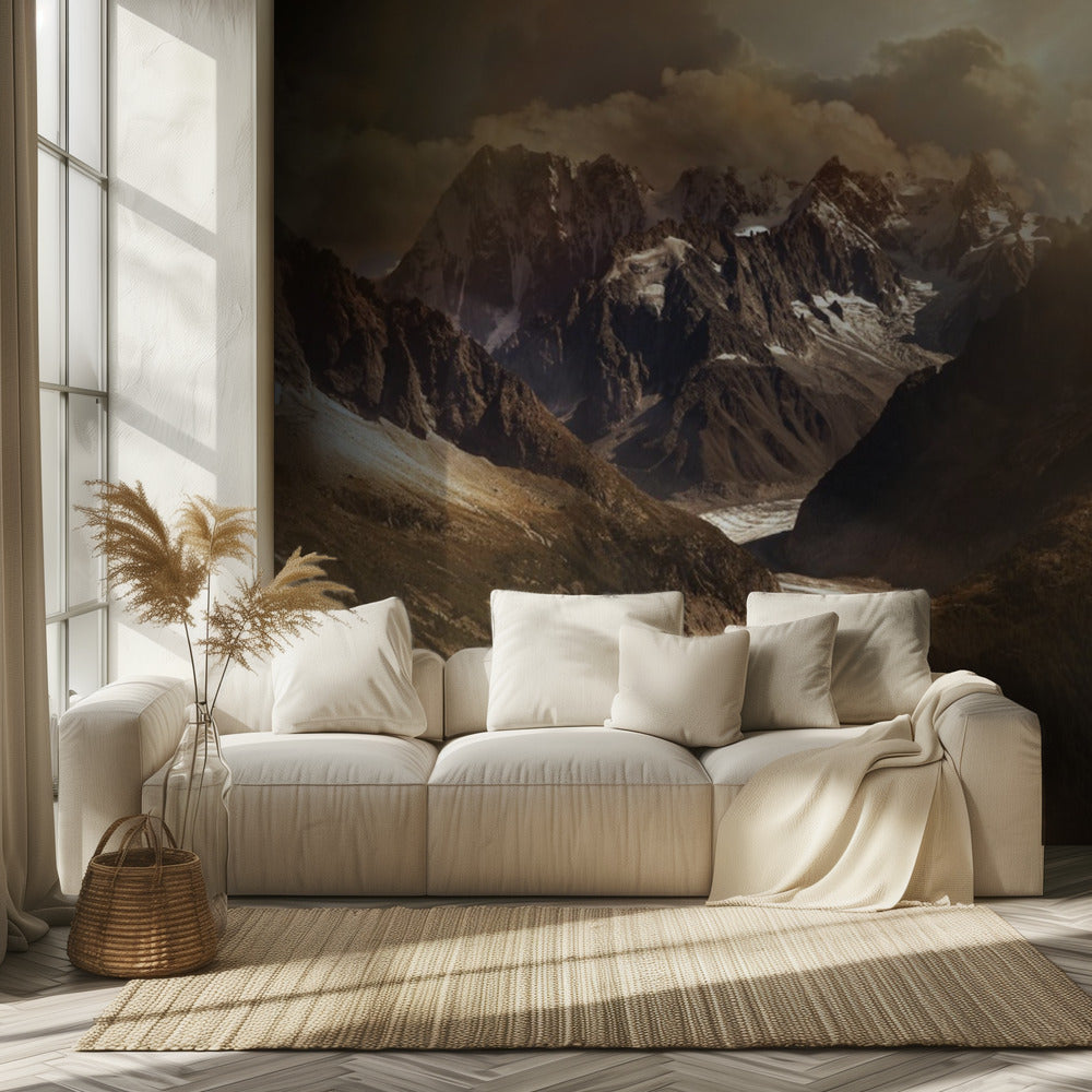 Macizo del Mont Blanc | Papel Pintado Fotográfico