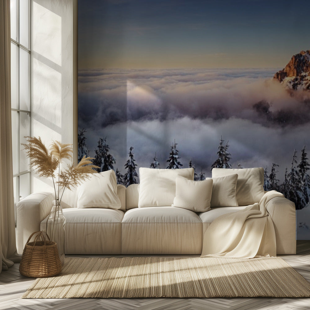 Kultainen huippu | Valokuvatapetit