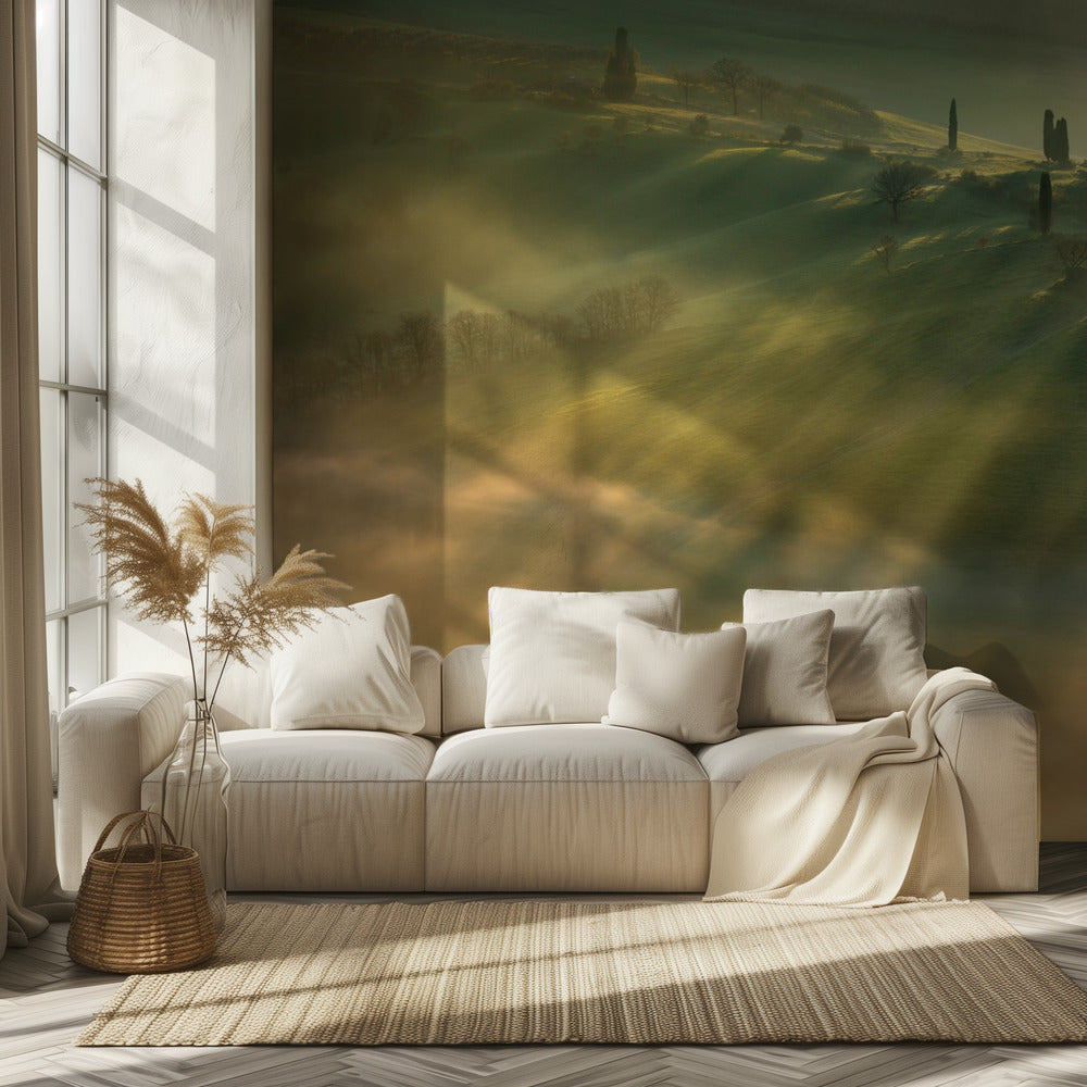 Mgła... | Fototapeta