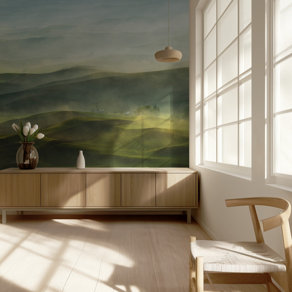 Złoty Poranek-Palouse | Fototapeta