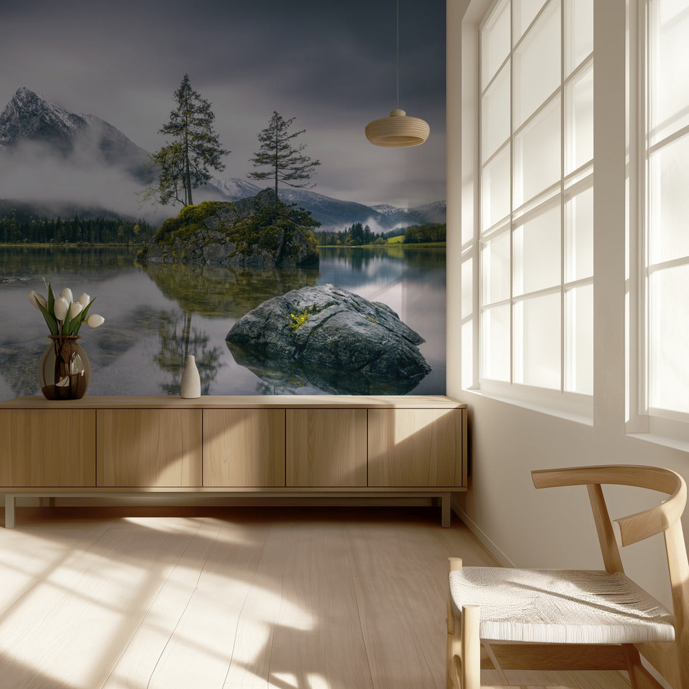 Sateinen aamu Hinterseessä (Baijeri) | Valokuvatapetit