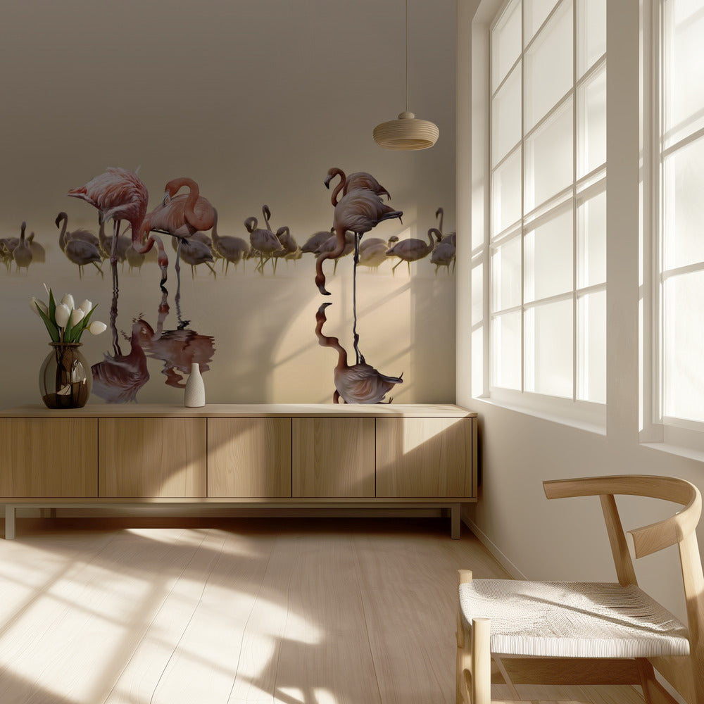 FLAMINGOT | Valokuvatapetit