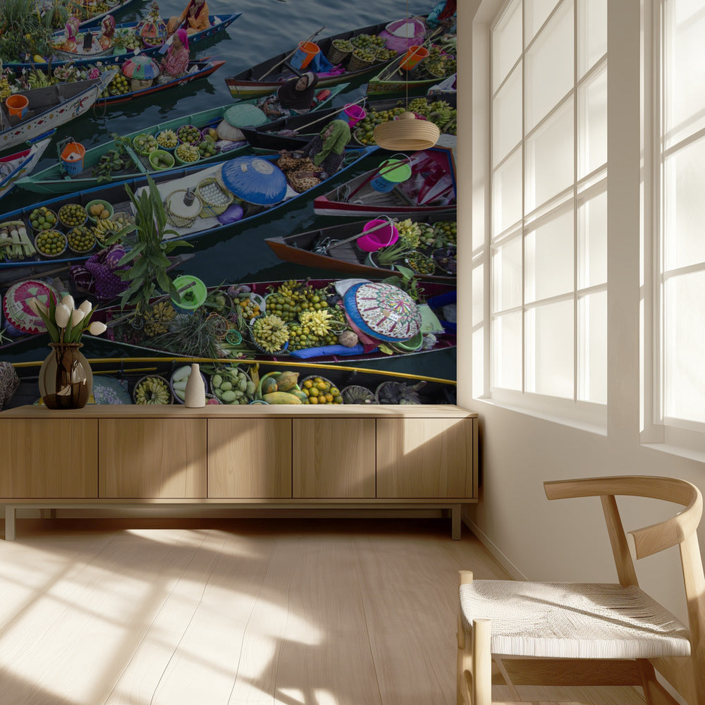 Banjarmasinin kelluvat markkinat | Valokuvatapetit