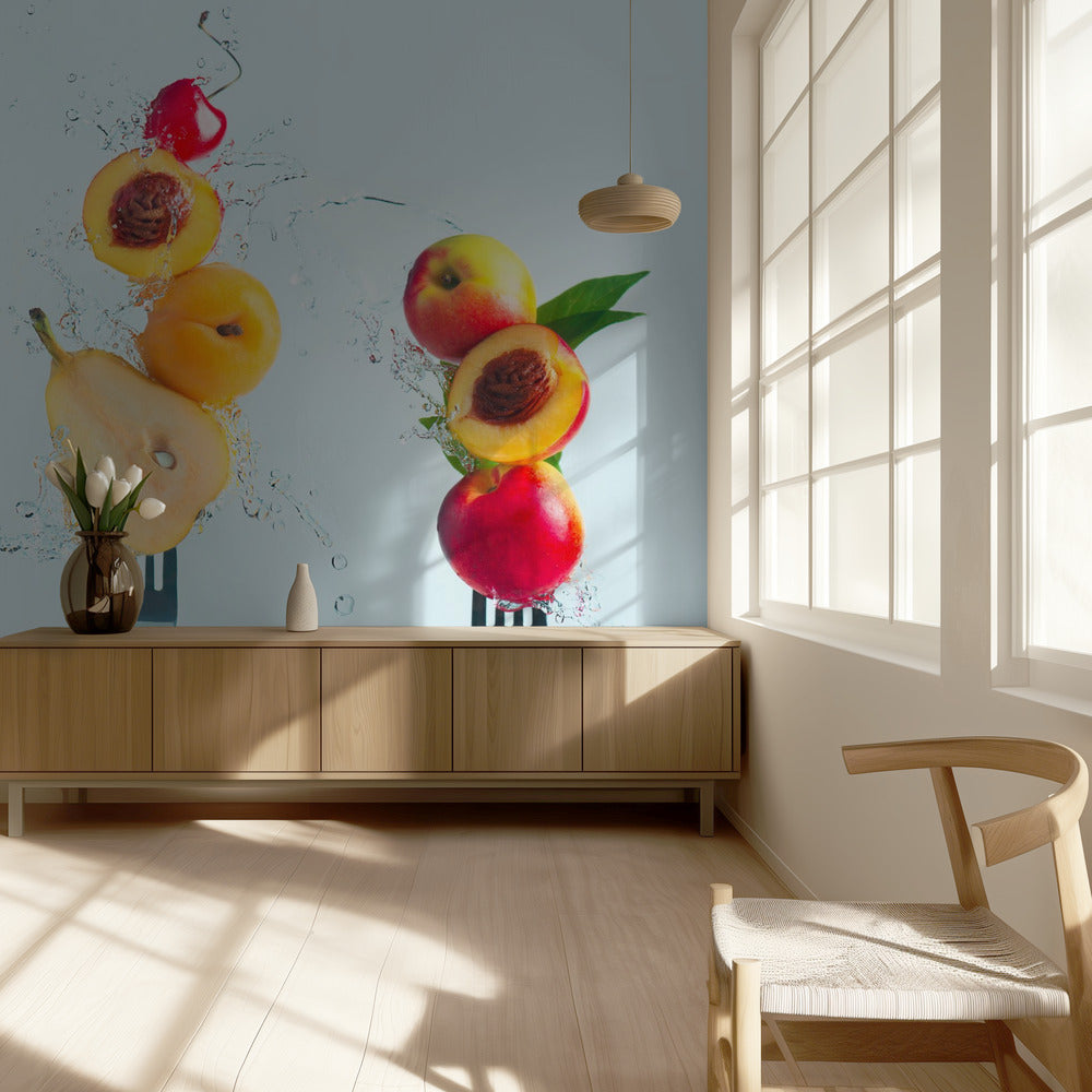 Obstsalat zubereiten | Fototapeten