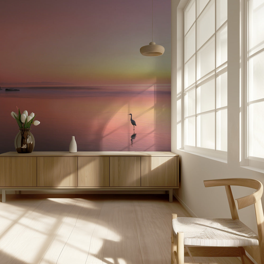 Auringonlasku luonnonsillalla-2 | Valokuvatapetit