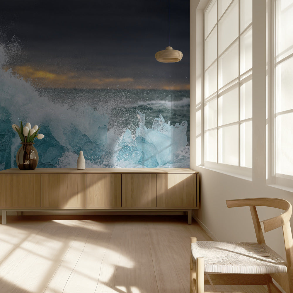 Lodowata fala | Fototapeta