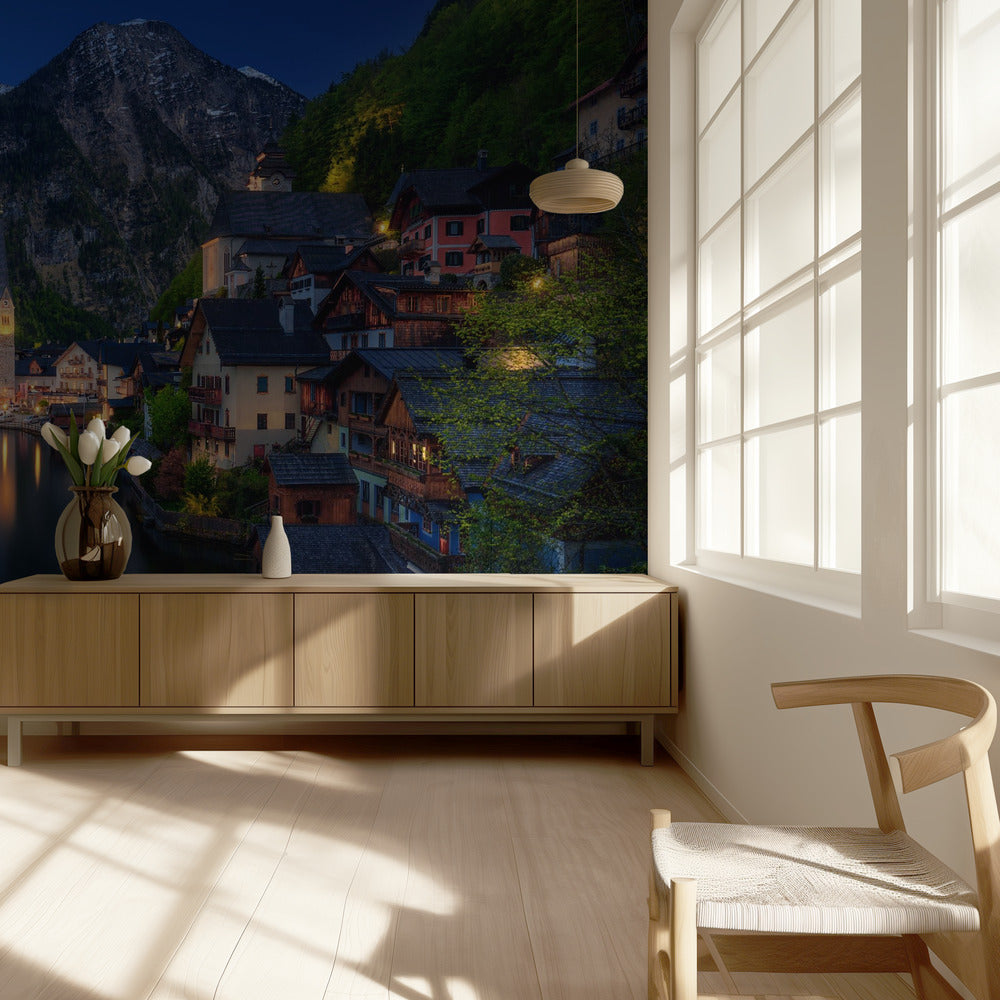 Turistinäkymä. Valokuvatapetit