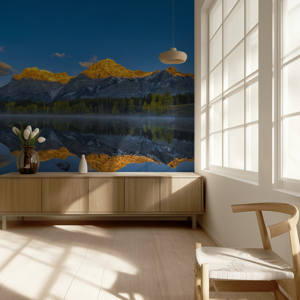 Täydellinen aamu Kanadan Kalliovuorilla | Valokuvatapetit